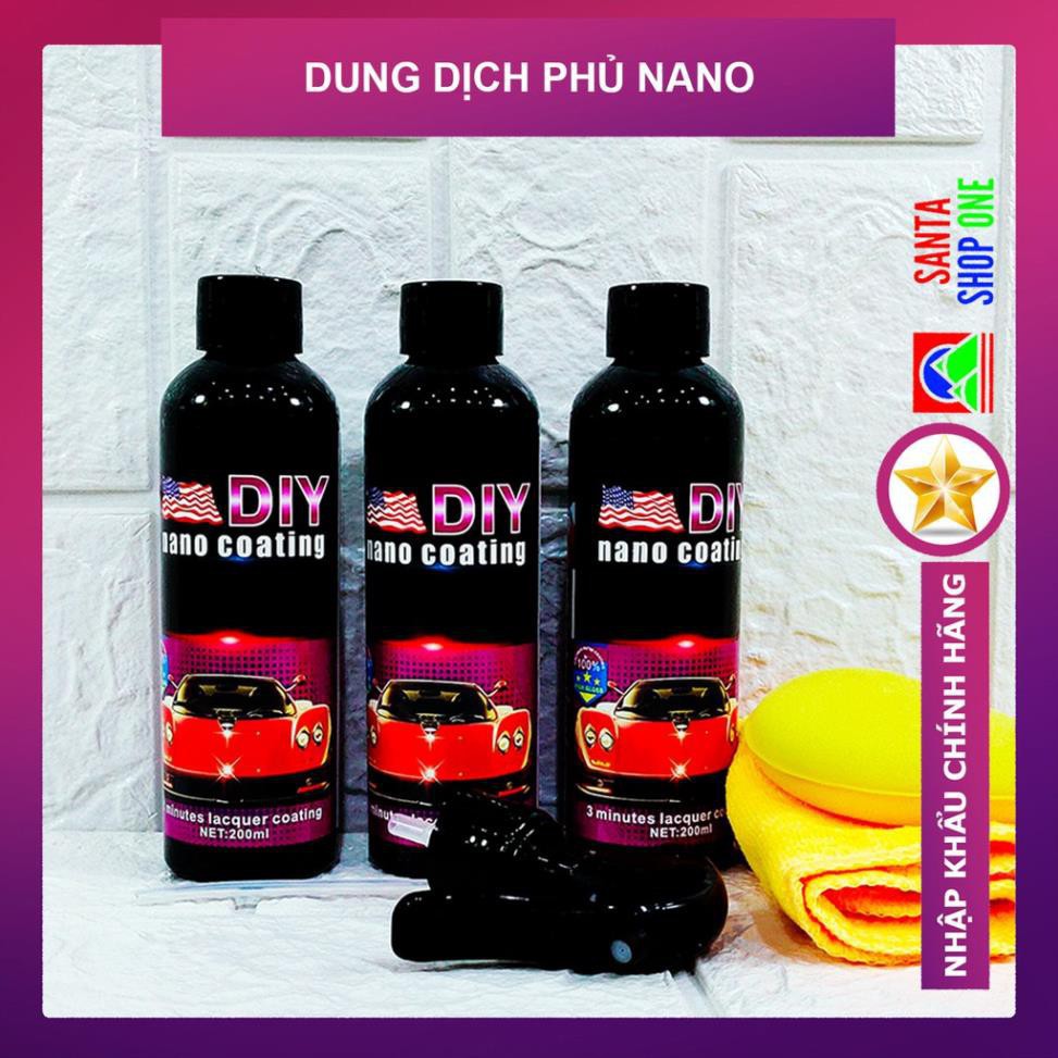 [GIÁ SỐC 3 CHAI] Dung dịch Phủ Nano xe ô tô Công nghệ MỸ - Chống Nước, Bụi Bẩn, Tăng Độ Bóng cho Sơn xe Hơi - Sky shop