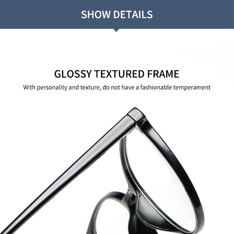 Mắt Kính Chống Ánh Sáng Xanh Phong Cách Retro Dành Cho Nam Nữ