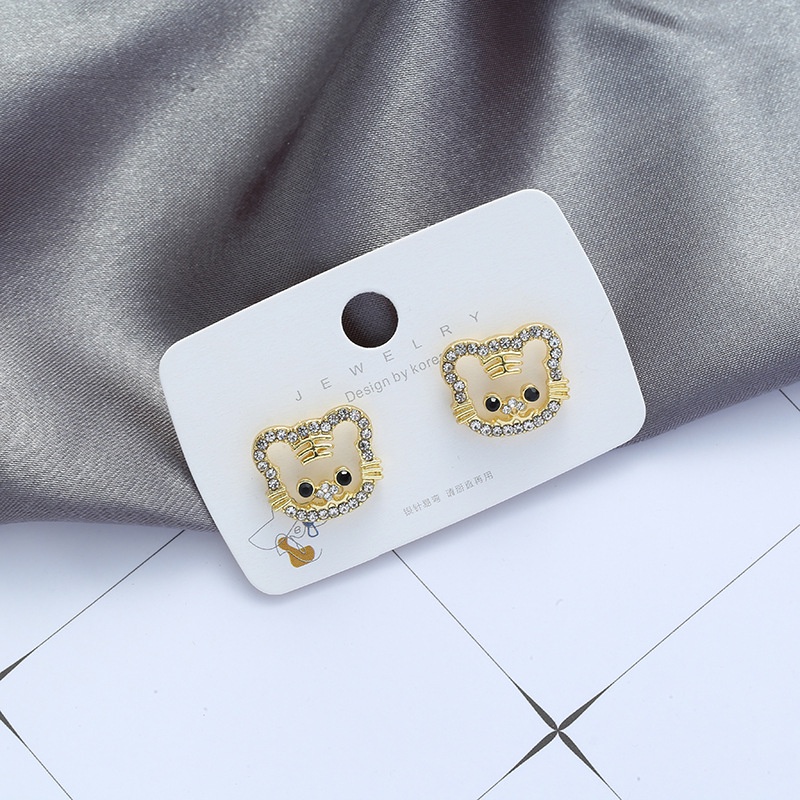 Bông Tai Hình Con Hổ Thời Trang Đơn Giản Cho Nữ