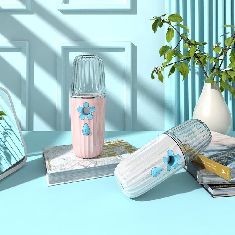 (Hàng Mới Về) Máy Phun Sương Nano Tạo Độ Ẩm Cho Da Mặt Sạc Usb
