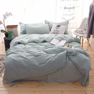 Bộ chăn ga gối cotton poly