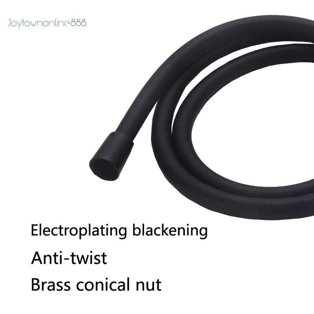 Joeღ 1.5m Flexible Matte Black PVC Shower Hose Bathroom Explosion-proof Pipe | BigBuy360 - bigbuy360.vn