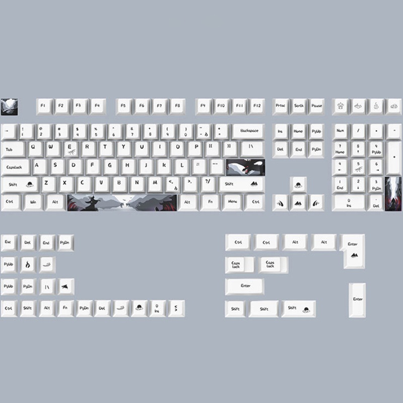 Set 130 Nút Bấm Thay Thế Cho Bàn Phím Chơi Game Nerf PBT