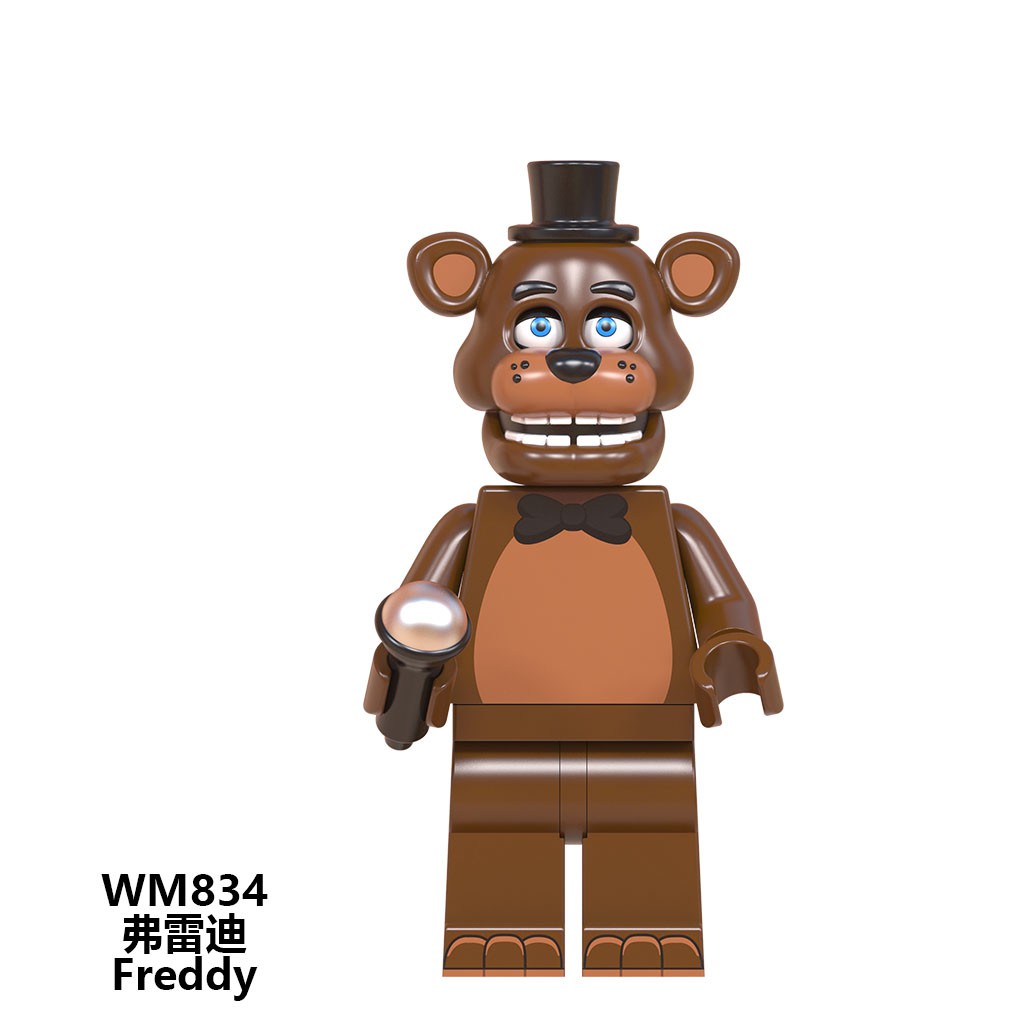 Đồ chơi lắp ráp mini hình các nhân vật trong Five Nights At Freddy's cho trẻ em WM6074