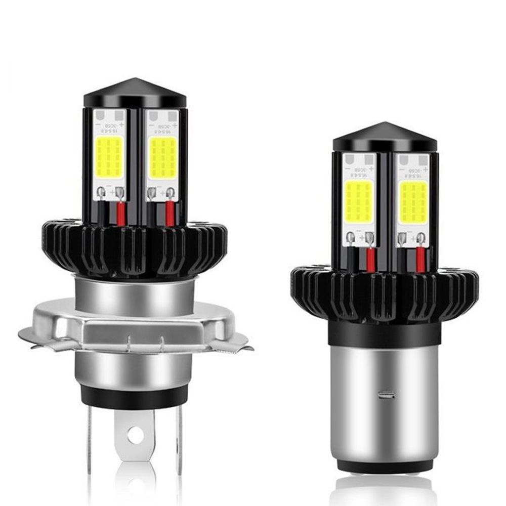 Bóng đèn pha led Ba20D H6 H4 6000k 12v 1200lm chất lượng cao nhiều màu dành cho xe mô tô
