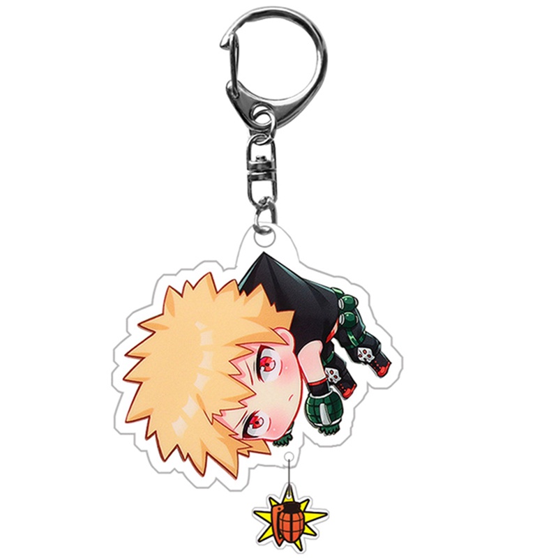 Móc Khóa Hình Nhân Vật Todoroki Shoto Midoriya Lzuku Trong My Hero Academia