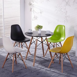 Ghế nhựa chân gỗ Eames ( LA_C002 )
