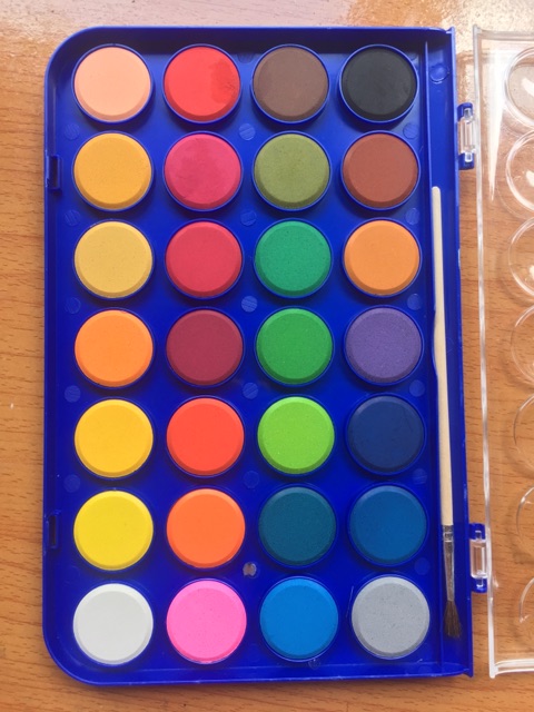 Màu nước khô Mokeelo Tặng kèm cọ nước