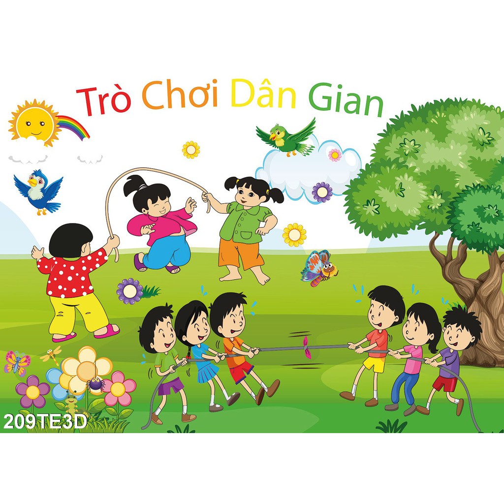 Tranh dán tường lớp học, phòng học - tranh dán phòng trẻ em hình dễ thương - Tranh cho bé trai, bé gái, tranh mẫu gíao