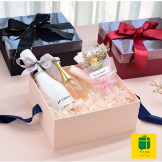 Hộp quà vuông nắp trong tiện dụng trang nhã