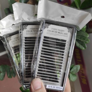 Mi khay hiệu color tip silk lash u 0.07-0.10-0.12