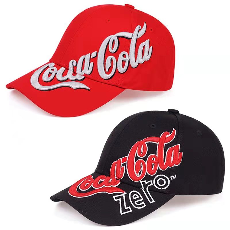 COCA COLA Mũ lưỡi trai cotton thời trang cho nam và nữ