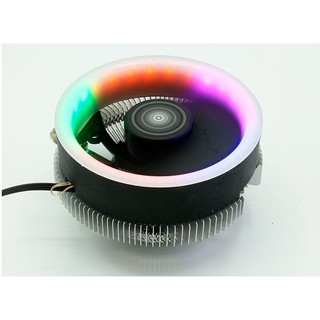Quạt tản nhiệt CPU Coolmoon Q2 LED RBG Socket Intel /AMD (Full box + keo tản nhiệt) - Fan CPU Led