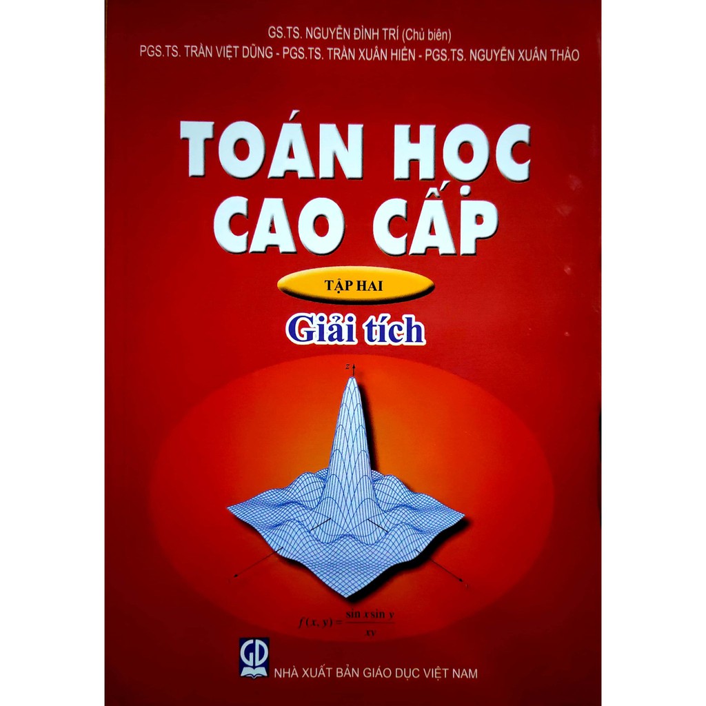 Sách Toán Học Cao Cấp Tập 2: Giải tích