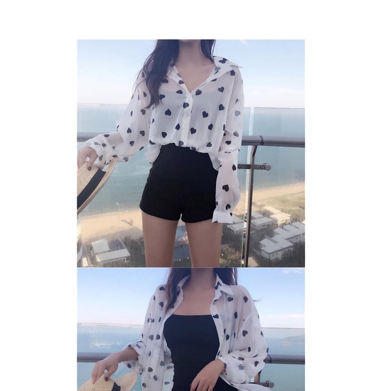 Áo Sơ Mi Chiffon Chống Nắng Thời Trang Mùa Hè Cho Nữ