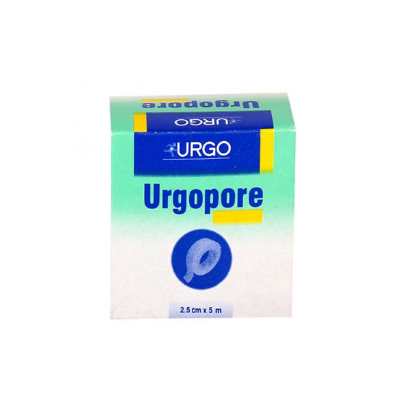 Băng dán vết thương Urgopore - băng keo giấy (Hộp 1 cuộn)