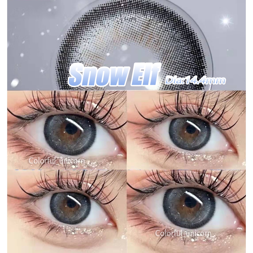 Kính áp tròng Colorhunter Dùng 1 Năm 14.4mm 0 - 8 Độ 1 cặp