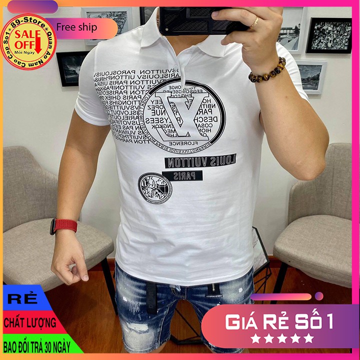 Áo Thun Nam Tay Ngắn Có Cổ Cao Cấp Thích Hợp Moi Lứa Tuổi Cam Kết Về Chất Lượng 🌟GIÁ RẺ NHẤT🌟