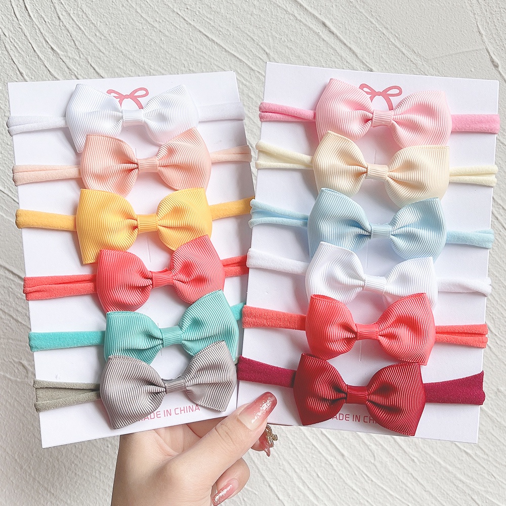 Set 6 băng đô KIDSBOWS nơ thời trang dễ thương cho bé gái