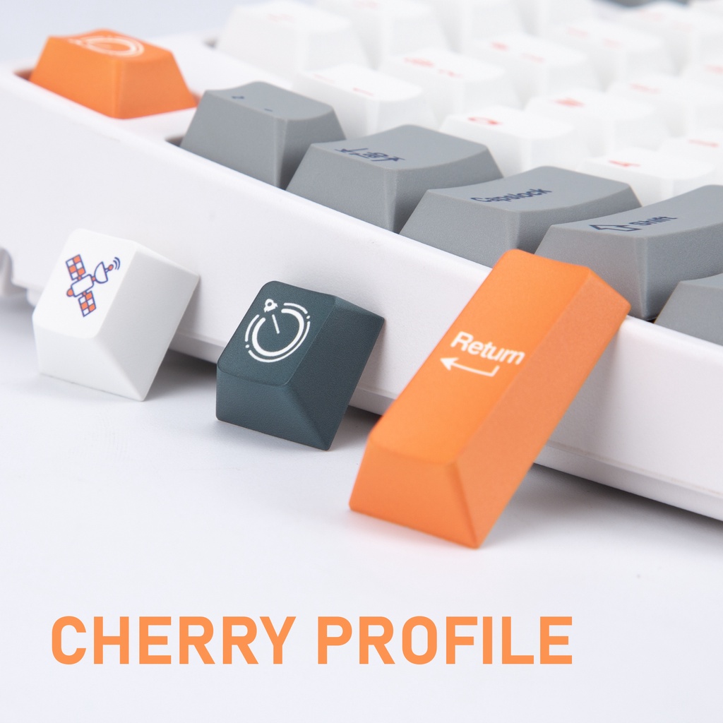 PBT keycap Cherry Profile 139 Phím Đặt Thuốc nhuộm Thăng hoa 61/87/104/108 Phím ANSI Layout Keycap cho Bàn phím chơi game Cơ Cherry MX Switch Gateron Kailh