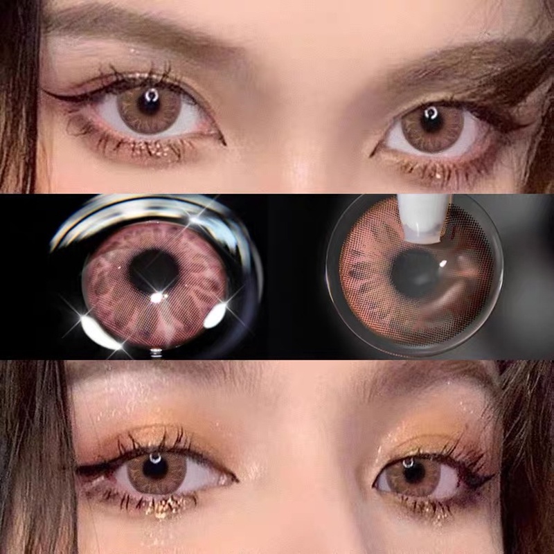 EYESHARE 1 Cặp = 2 CÁI GEM Galaxy Kính áp tròng màu tự nhiên cho mắt Beauty Elves Mirage Màu mắt kính Mỹ phẩm Kính áp tròng màu tự nhiên hàng năm cho mắt
