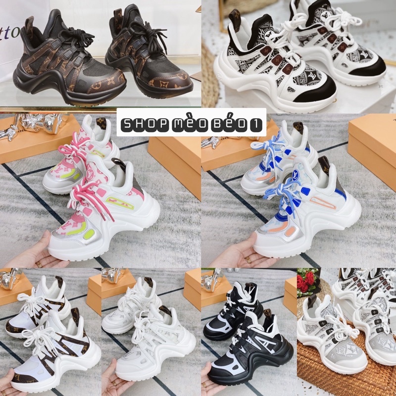 Giày thể thao sneaker mỏ vịt spsl hoạ tiết fullbox
