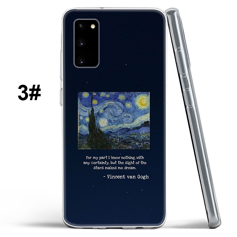 Ốp điện thoại in tranh vẽ của Van Gogh 94YF dành cho Samsung Galaxy A10 A10s A11 A20 A20s A21s A30 A30s A50 A50s A70