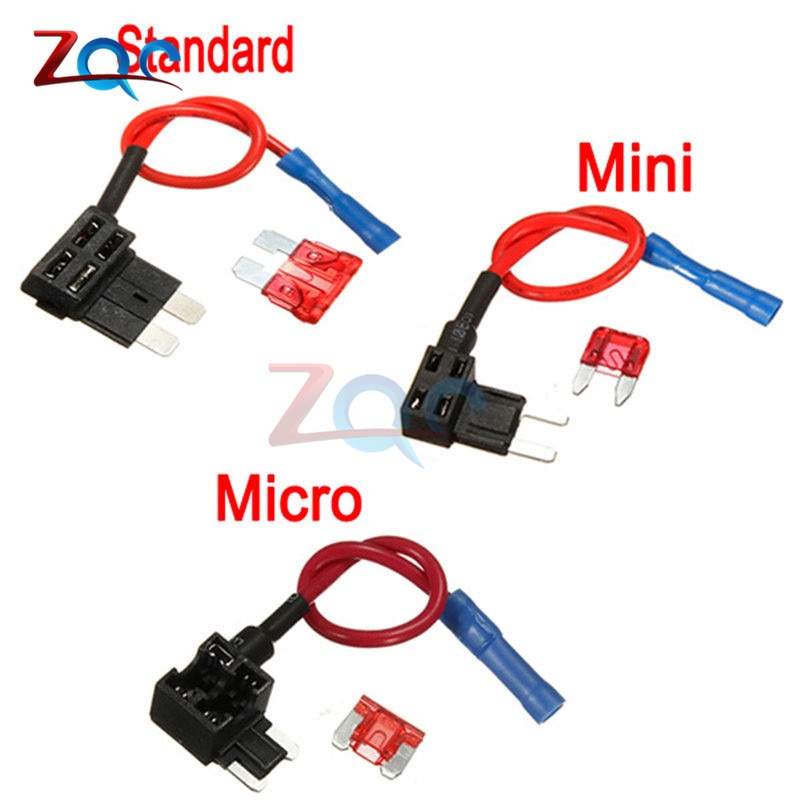 Giá Đỡ Cầu Chì 12v Atm Apm Lưỡi Dao 10a Cho Xe Hơi