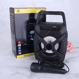 LOA BLUETOOTH KARAOKE LN-32 TẶNG KÈM MICRO CÓ DÂY