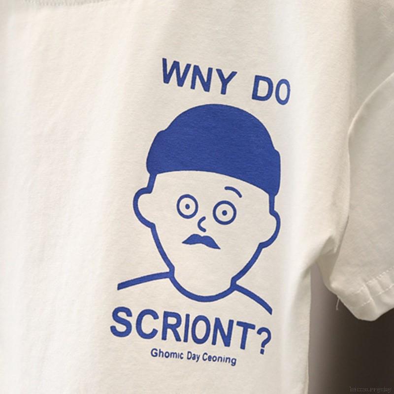 Set Áo Thun Tay Ngắn &amp; Quần Short Denim 2 Lớp Cho Bé Trai