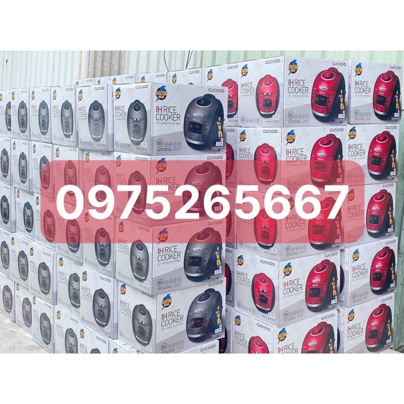 [Bao hanh 24 thang]Nồi cơm cao tần CUCKOO CRP - HUF 1080SE 1,8l mới 100% (SẴN 2 MÀU ĐEN VÀ ĐỎ)