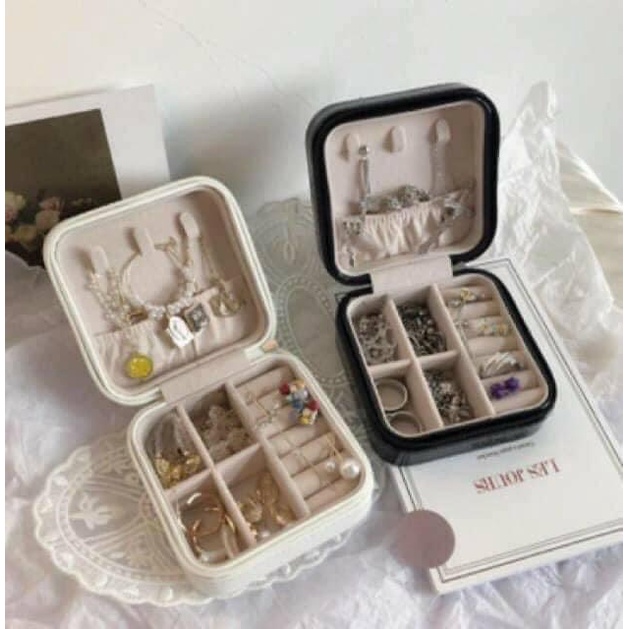 Hộp đựng trang sức bông tai, nhẫn, đa năng, hộp đựng trang sức du lịch - Max Siêu thị tiện ích
