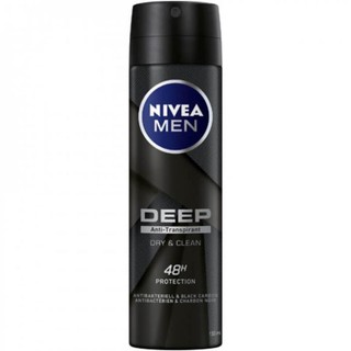 Xịt ngăn mùi than hoạt tính Nivea Men Deep 48h.