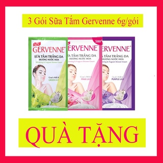 Sữa Tắm trắng da Gervenne 3 gói