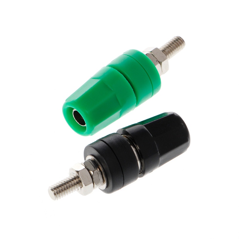 Set 5 Đầu Nối Phích Cắm Bắp Chuối 20A Bằng Đồng M4x36 4mm