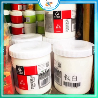 Acrylic chinjoo 3d trắng- 1200ml ❤️ màu acrylic trắng hộp to 1200ml