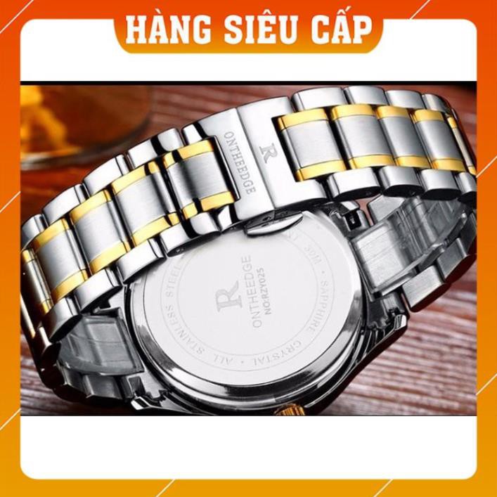 [CAO CẤP] Đồng hồ nam ONTHEEDGE 1853 RZY025 - Mặt trắng, dây demi