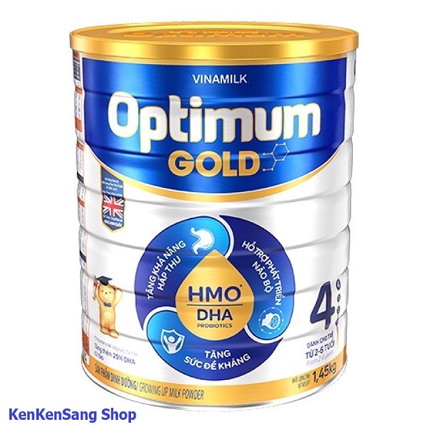 Sữa bột Optimum Gold 4 1.45kg (cho trẻ từ 2- 6 tuổi)