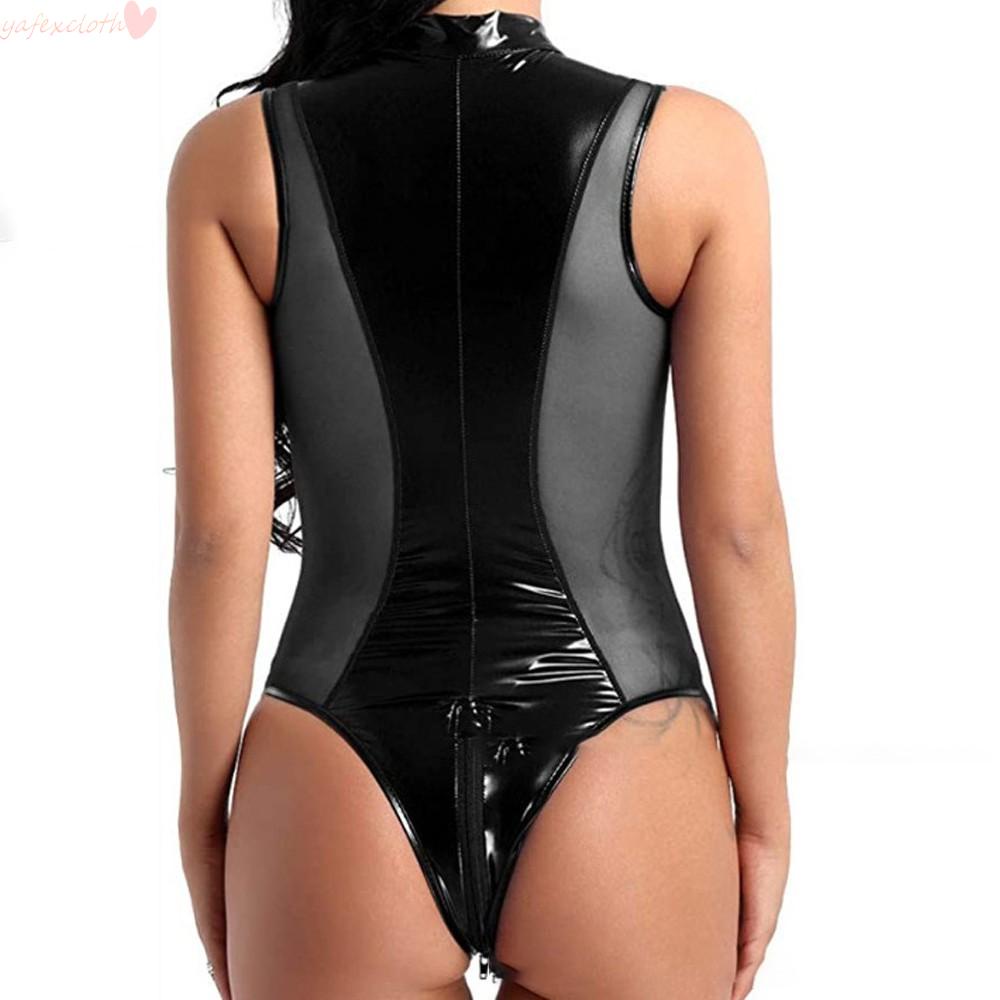 Áo liền quần giả da quyến rũ cho nữ
 | BigBuy360 - bigbuy360.vn