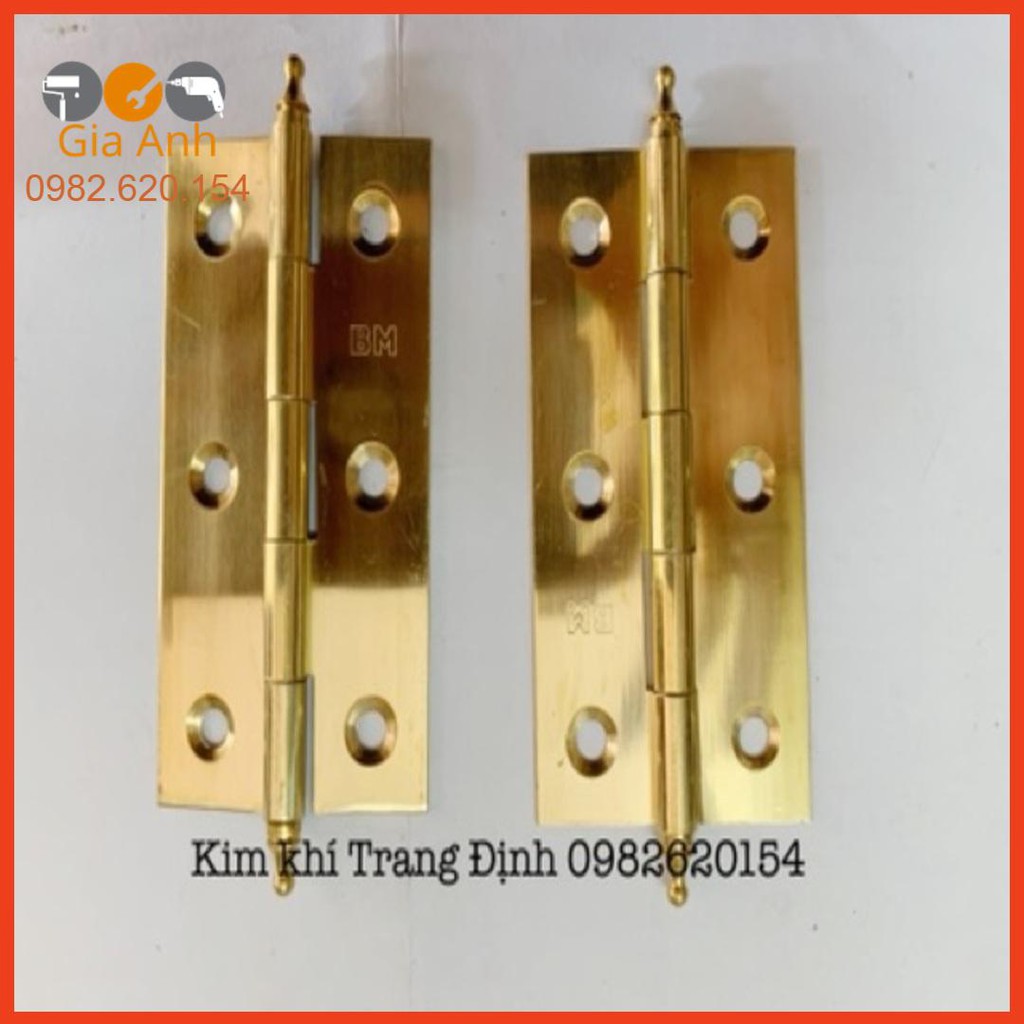 Bản lề lá đồng 5f 6f 7f cao cấp (1 chiếc)