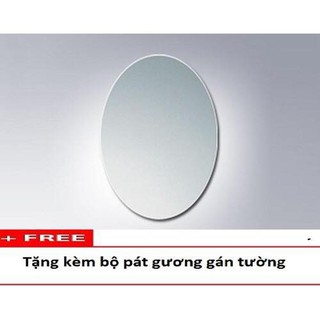 Gương tròn bầu dục 45x60 cm