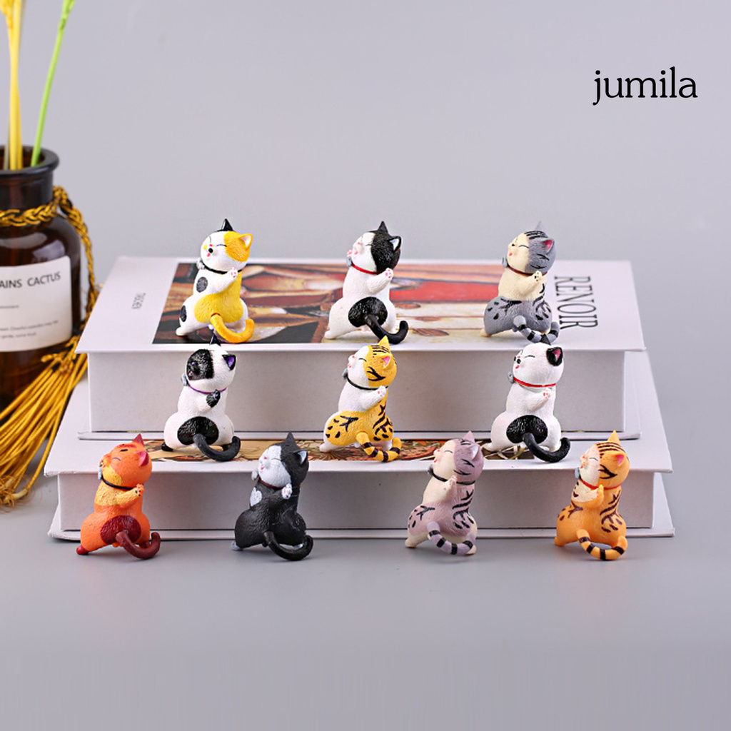 Set 10 Đồ trang trí Mèo Con Trang Trí Bánh Xinh Xắn