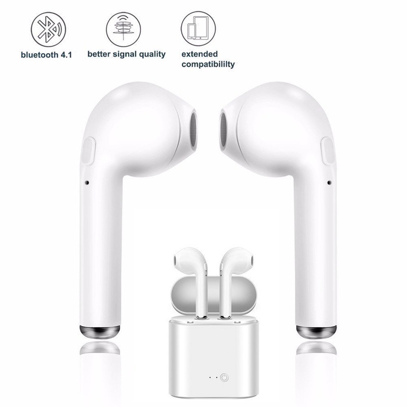 Tai Nghe Bluetooth Không Dây Mini I7S Nhiều Màu Cho Iphone Xiaomi Samsung Huawei