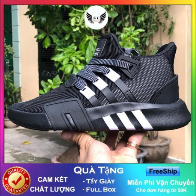 Giày EQT Nam Nữ Phản Quang Đen Cao Cấp