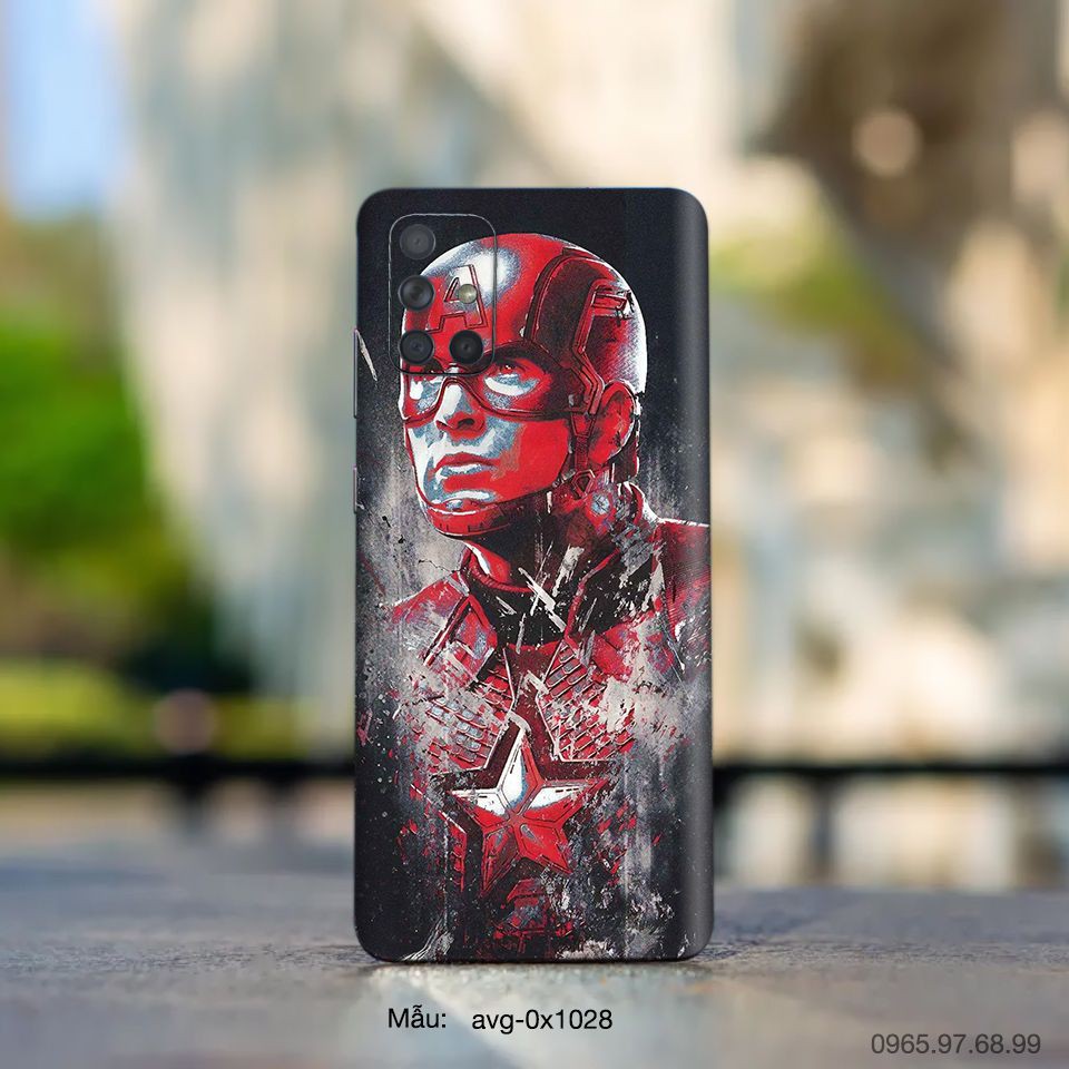 Miếng dán skin SamSung Galaxy S8 / S8 Plus / S9/ S9 Plus/ S10/ S10 Lite / S10 Plus in hình Avenger siêu anh hùng sưu tầm