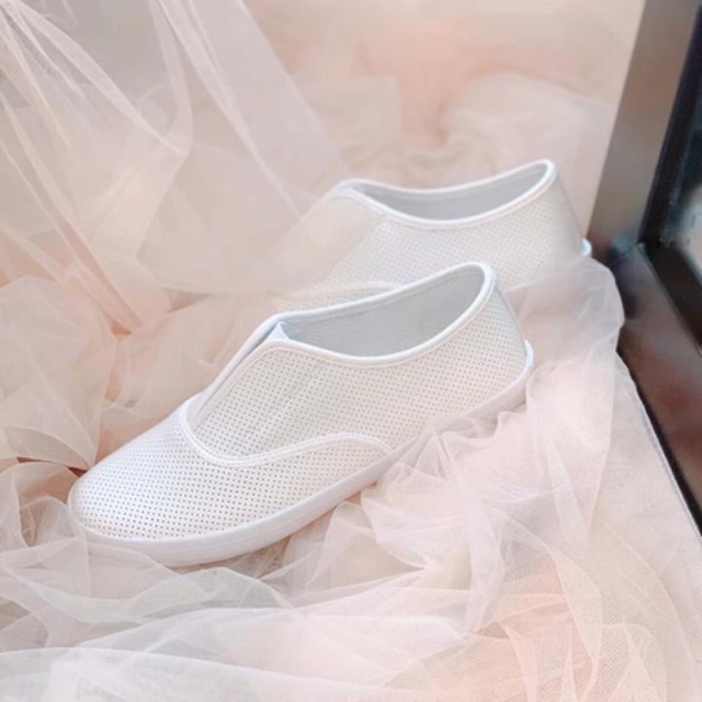 Giày slipon trắng MIDAZ (Nữ) - W00193