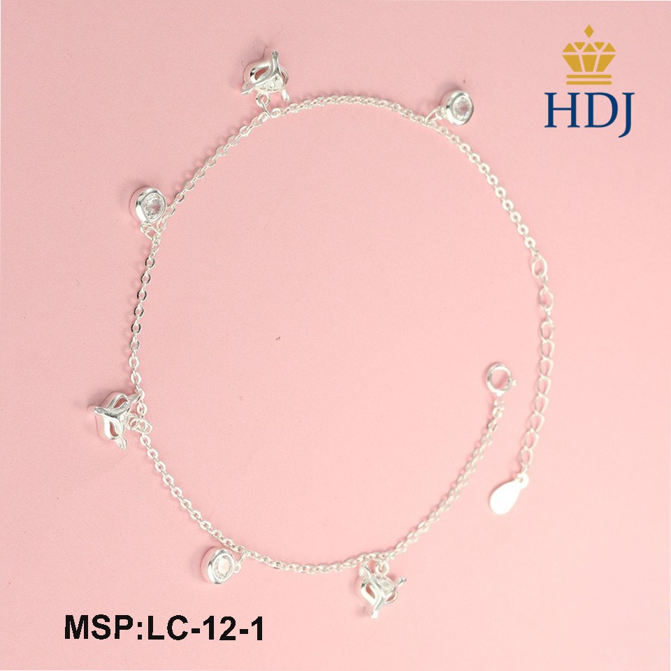 Lắc chân hồ ly bạc cho nữ đẹp trang sức cao cấp HDJ mã LC-12-1 hàng xuất khẩu | BigBuy360 - bigbuy360.vn