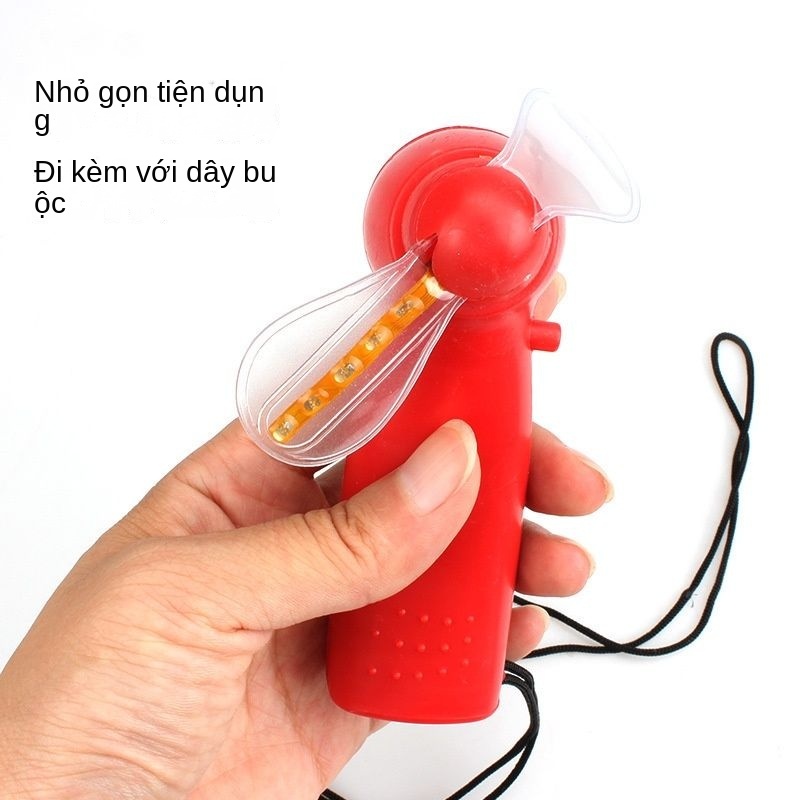 Quạt Mini Có Đèn Phát Sáng Nhiều Màu Sắc