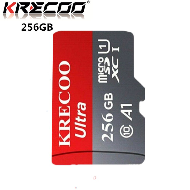 Thẻ Nhớ Micro SD KRECOO 256GB Class10 Mini SD + đầu đọc