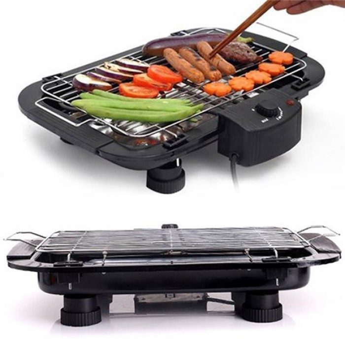 Bếp Nướng Điện Không Khói BBQ - Bếp Nướng 5 Mức Điều Chỉnh